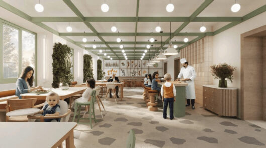 Семейное кафе в детском клубе